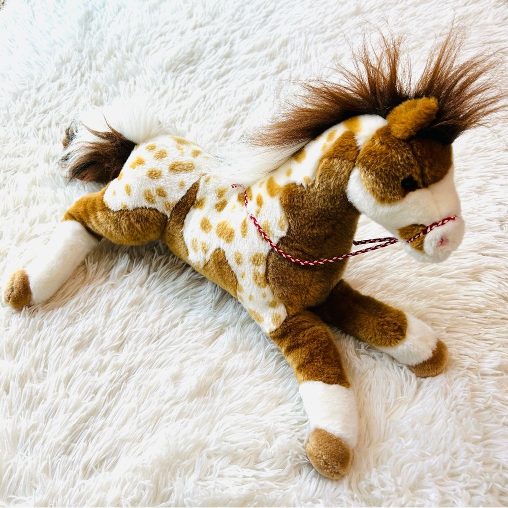 Douglas The Cuddle Toy Horse Plush 11” plush appaloosa pony Brown Cloud Dancer